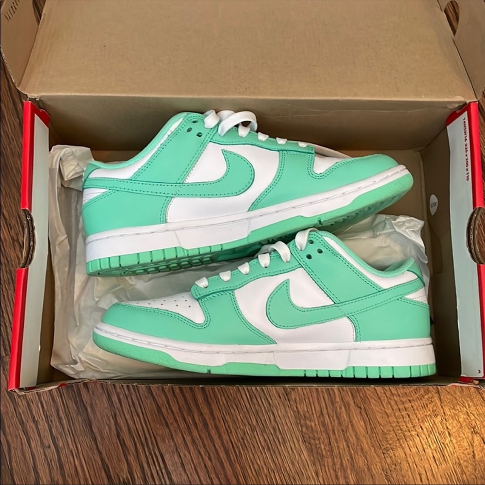 Womens Nike Dunk Green Glow